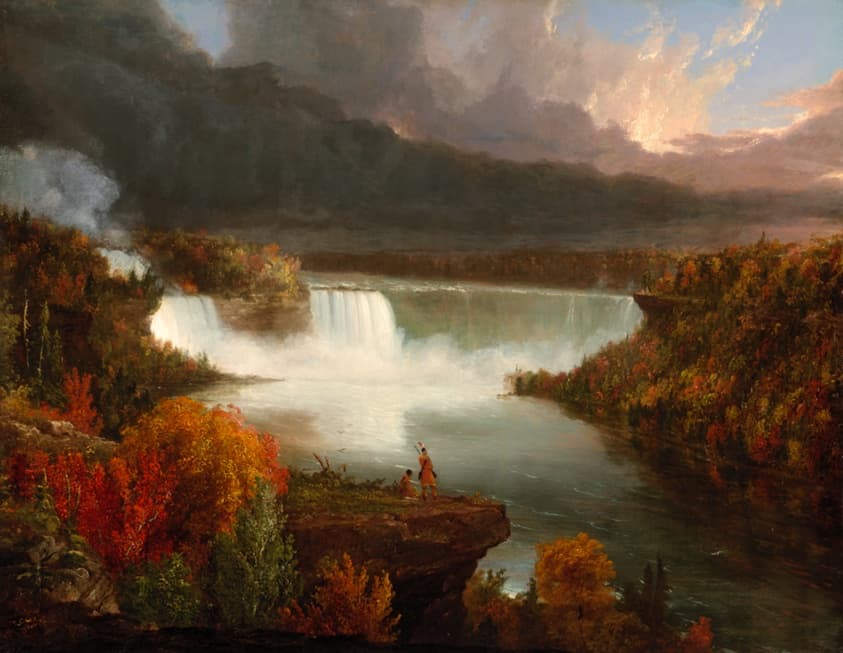Falls at Sunset
