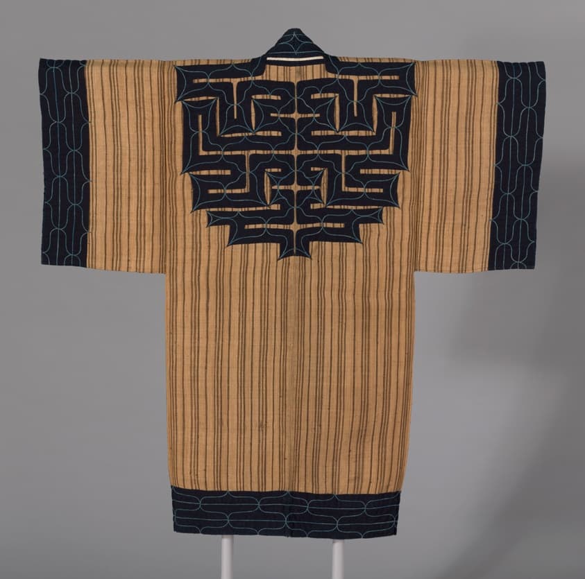 Indigo Stripe Robe
